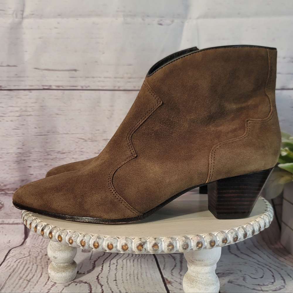 Ash Hurrican Brown Suede Ankle Boots Size 40 - Picture 5 of 9
